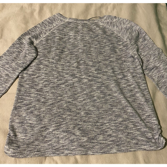 Faded Glory Sweater Womens Plus Size 20 XXL Silver Shimmer Pullover Sweater - Picture 4 of 11